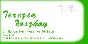 terezia noszkay business card